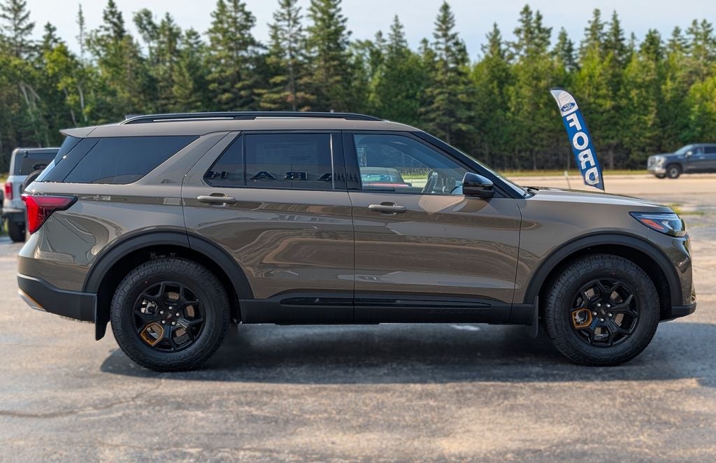 2026 Ford Explorer Tremor in Marsh Gray — front three-quarter view