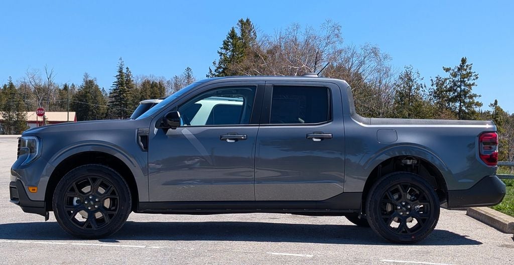 2026 Ford Maverick Lariat in Carbonized Gray Metallic — front three-quarter view